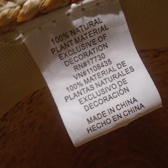 TARGET Fringe Trim Raffia Ribbon Banded Sun Hat - Picture 5 of 11